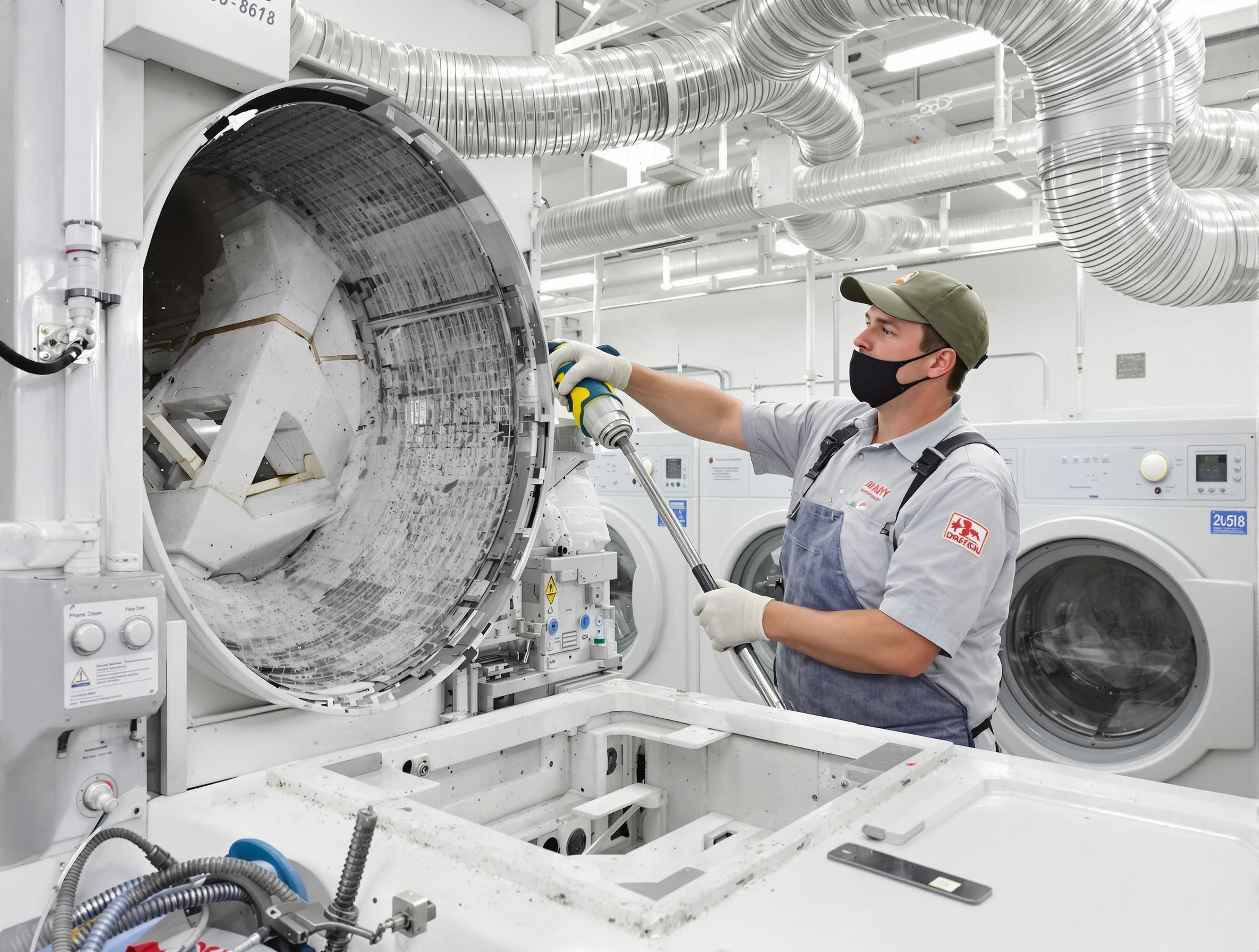 Commercial Dryer Vent Cleaning in Blanchard