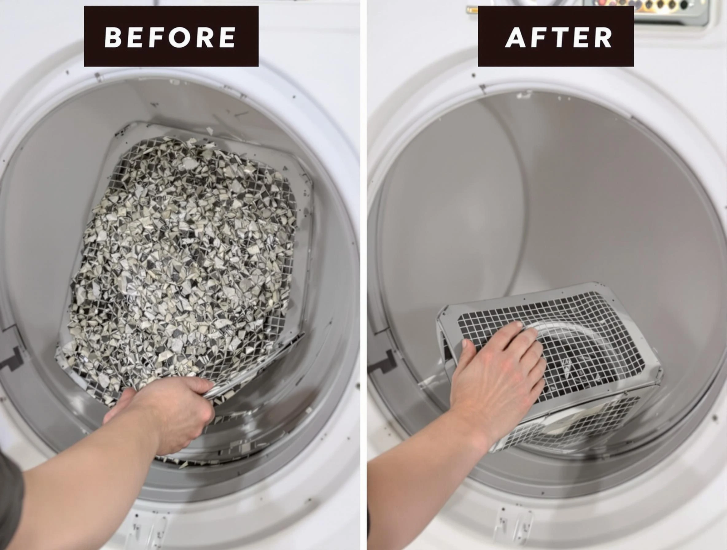 Professional lint trap cleaning by Blanchard Dryer Vent Cleaning in Blanchard