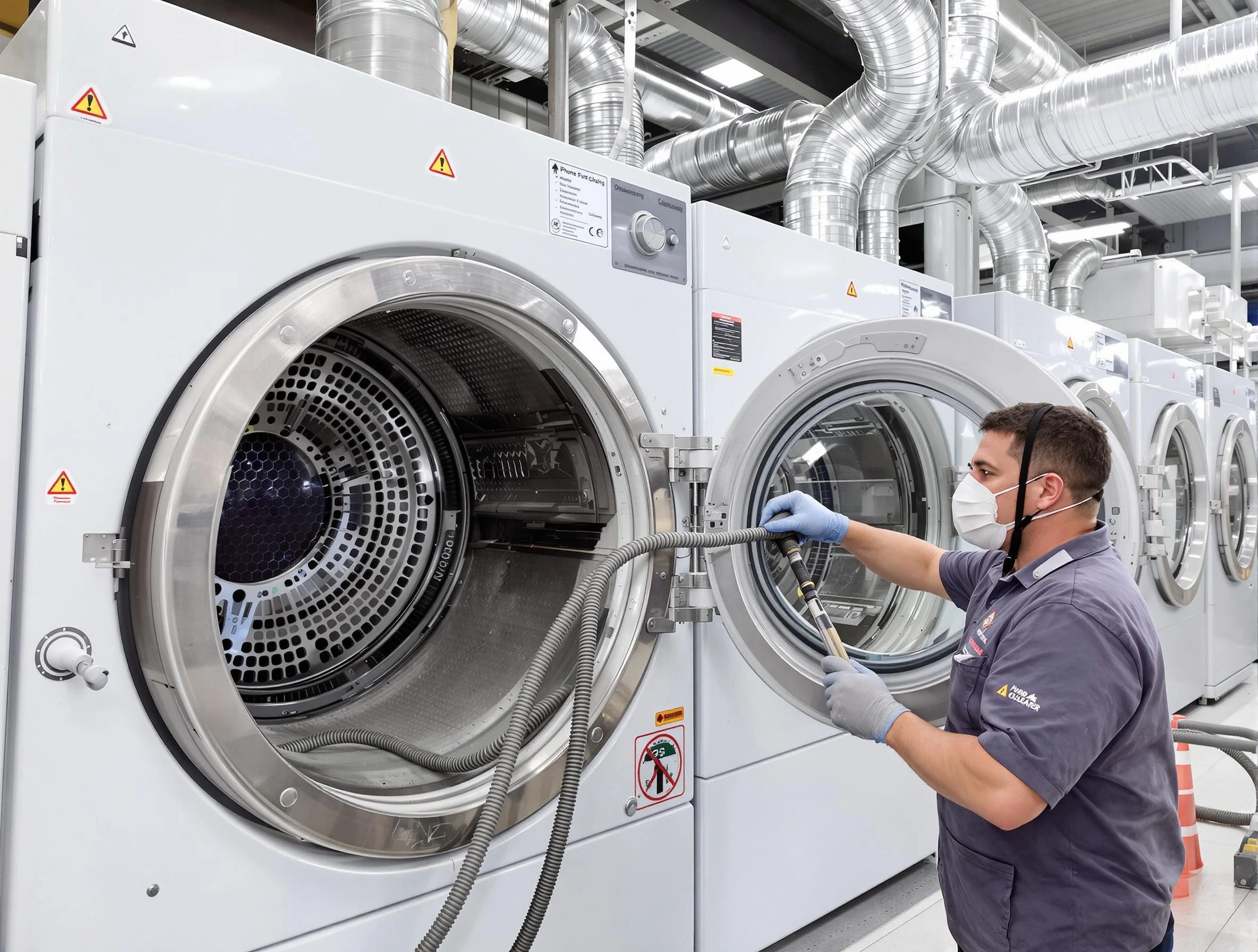 Industrial-grade dryer vent cleaning by Blanchard Dryer Vent Cleaning in Blanchard